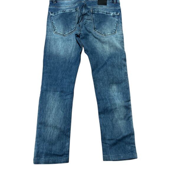 Guess Denim Blue Ripped Jeans Size 32 - Picture 4 of 4